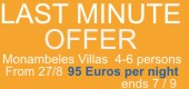 villa Elvira offer